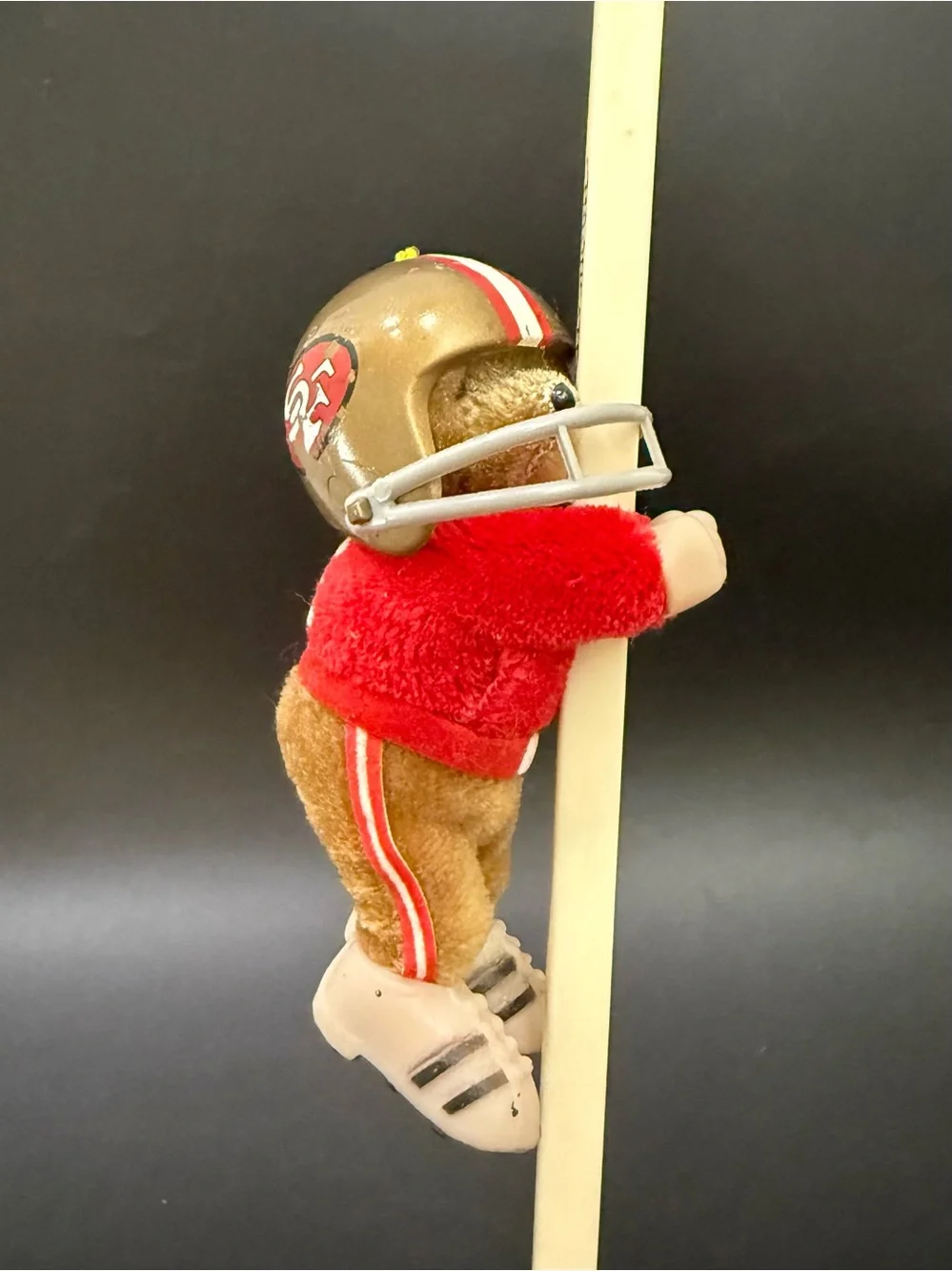 Vintage RUSS SF 49ers Joe Montana Teddy Bear Collectible Pencil Hugger